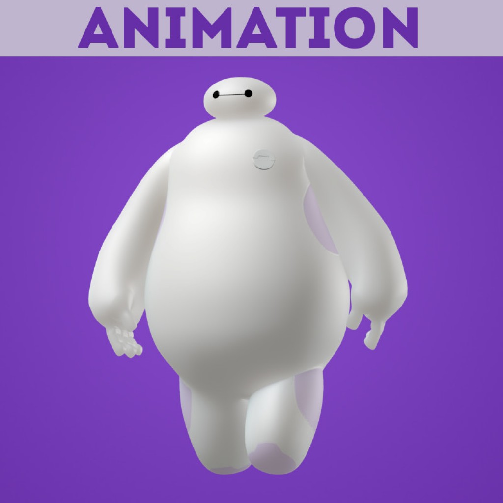 Baymax Walk Cycle Animation preview image 2